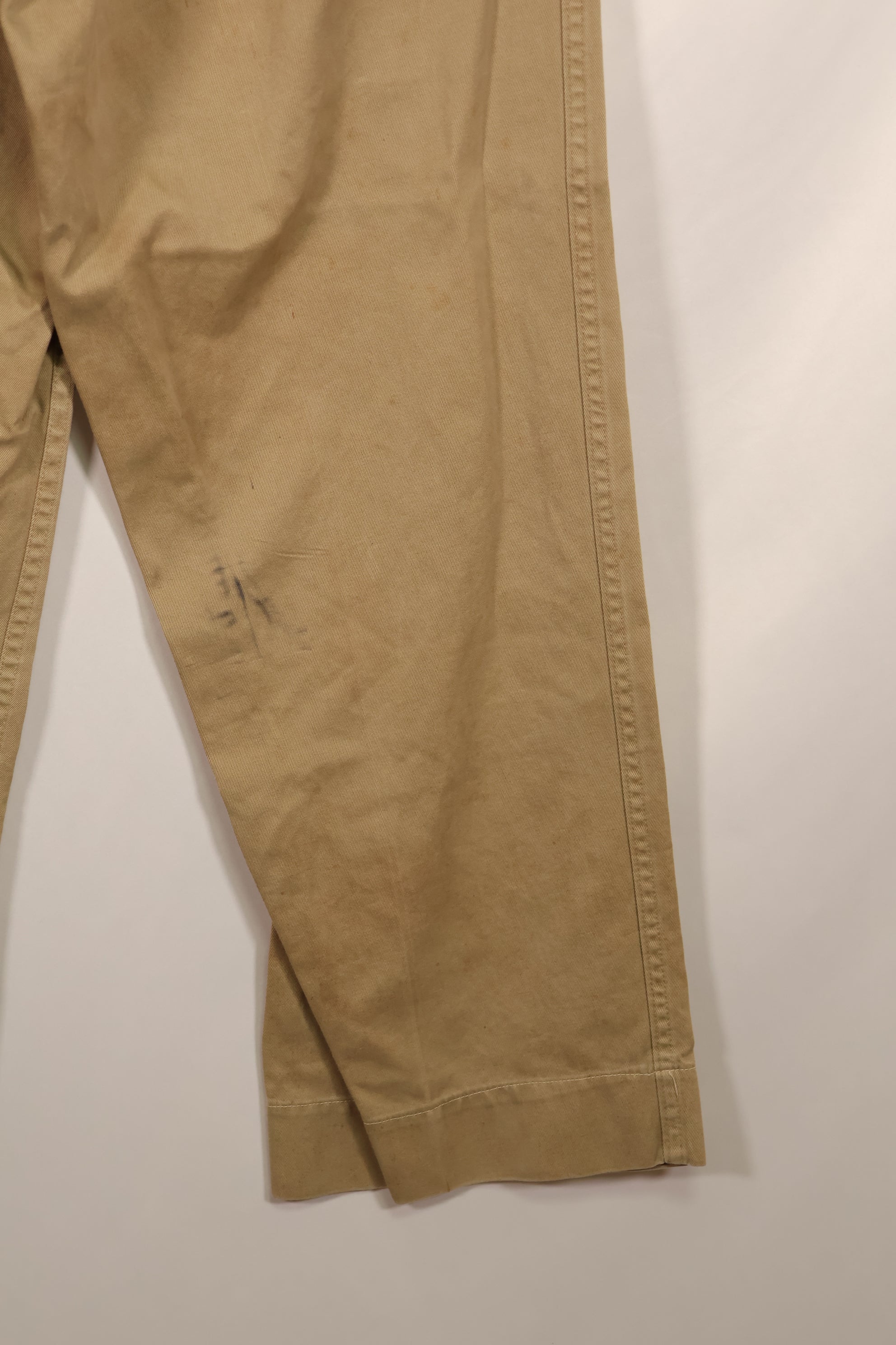 実物　WWII 1940年代　アメリカ陸軍　コットンチノパンツ　中古品　大脱走