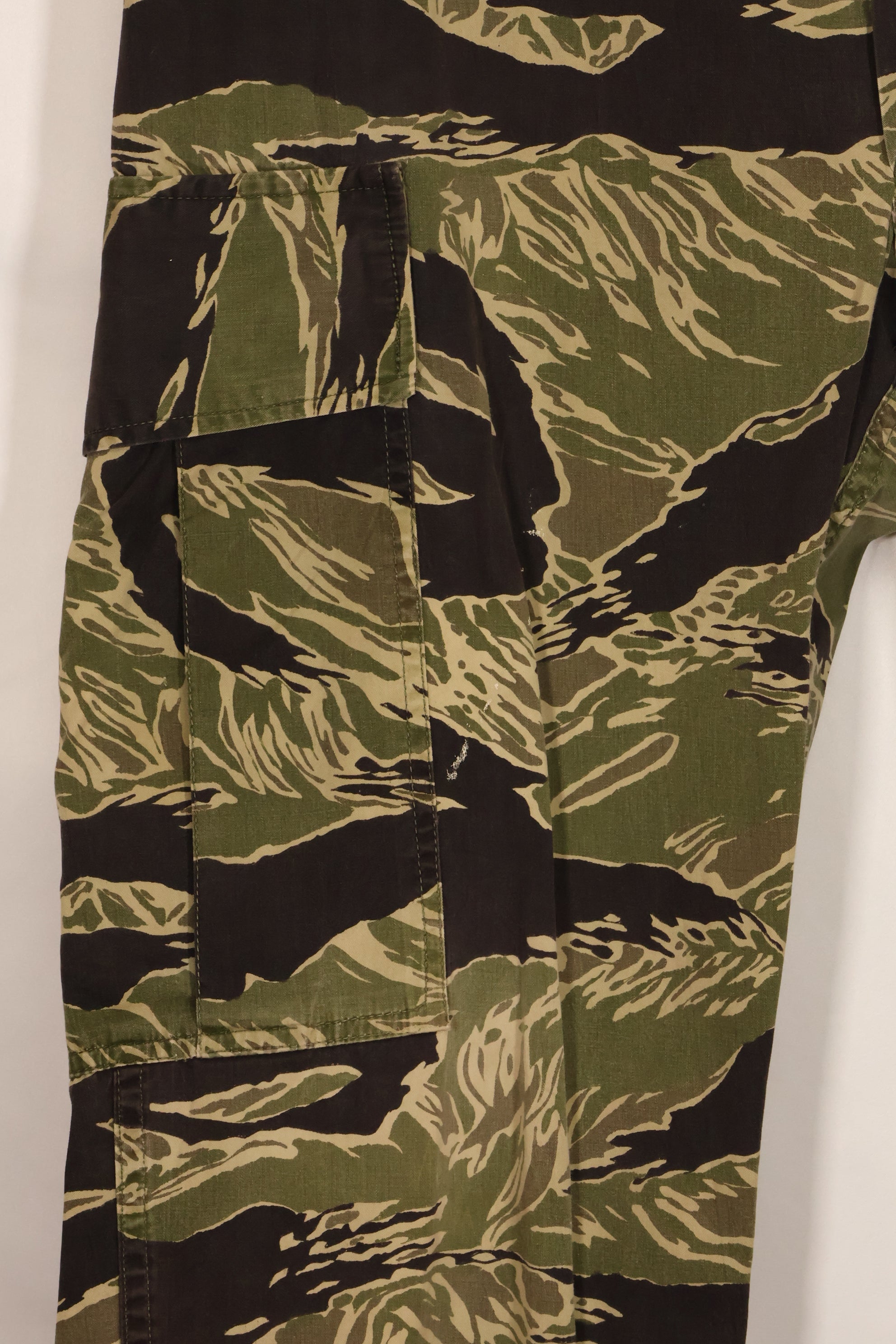 1960年代　ライトウェイト生地　沖縄タイガー　ジャングルファティーグカット　パンツ　中古品