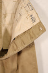 実物　WWII 1940年代　アメリカ陸軍　コットンチノパンツ　中古品　大脱走