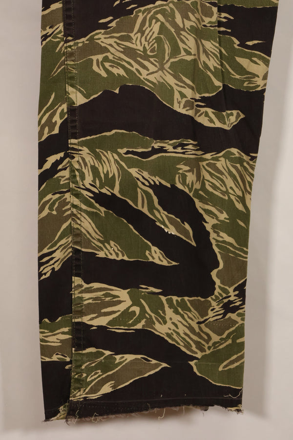 1960年代　ライトウェイト生地　沖縄タイガー　ジャングルファティーグカット　パンツ　中古品