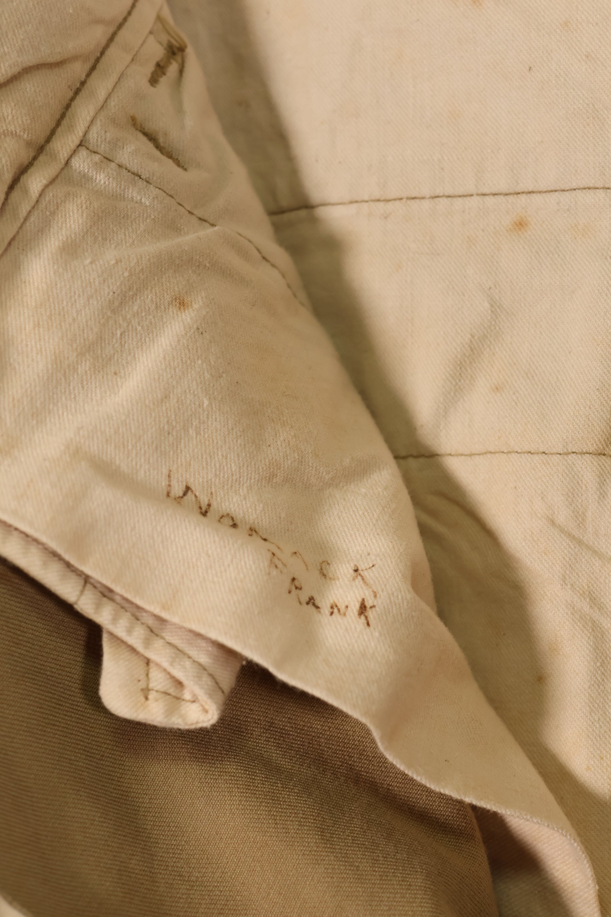 実物　WWII 1940年代　アメリカ陸軍　コットンチノパンツ　中古品　大脱走