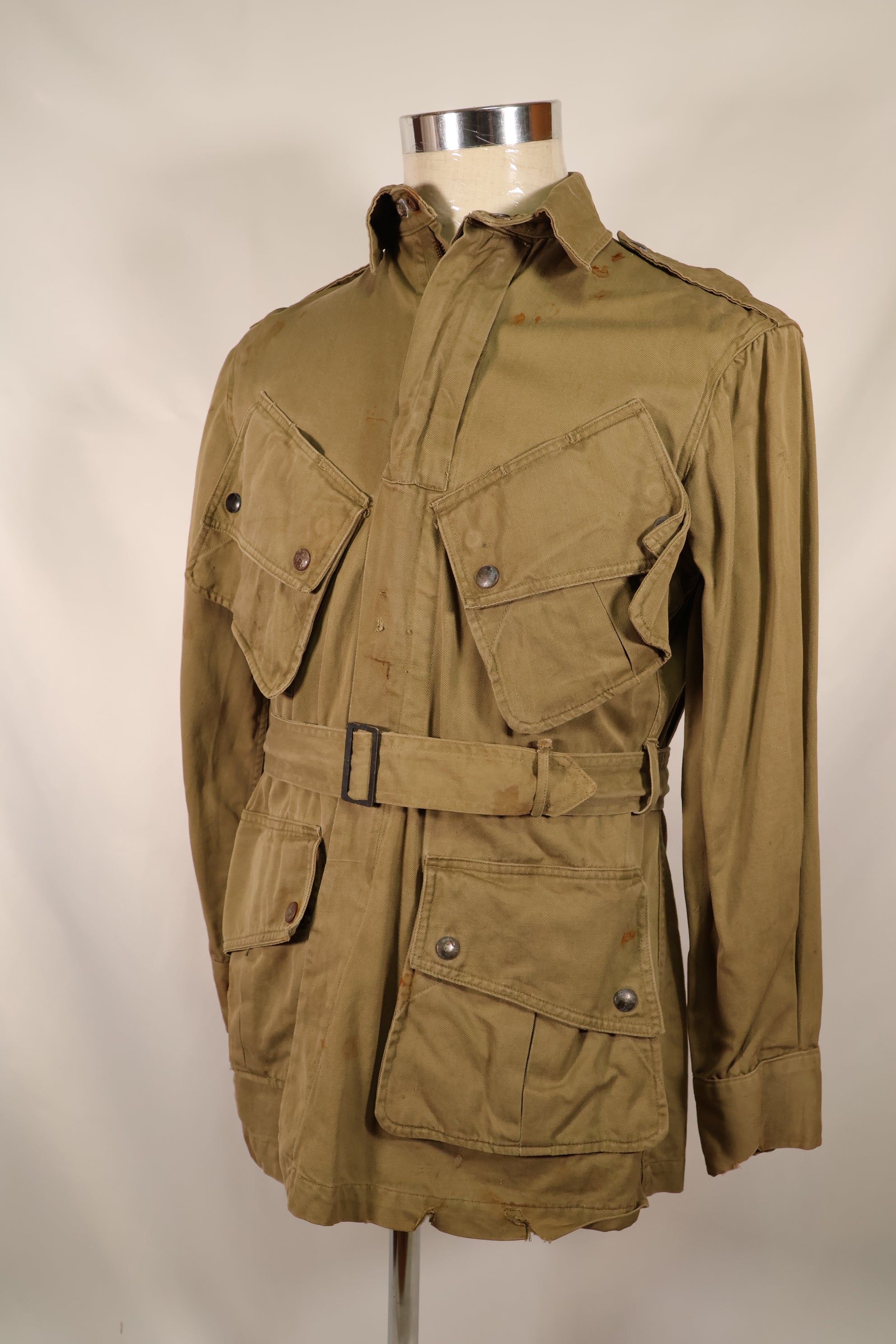 実物　1940年代　M1942 エアボーン　ジャンプジャケット　中古品　汚れなどあり