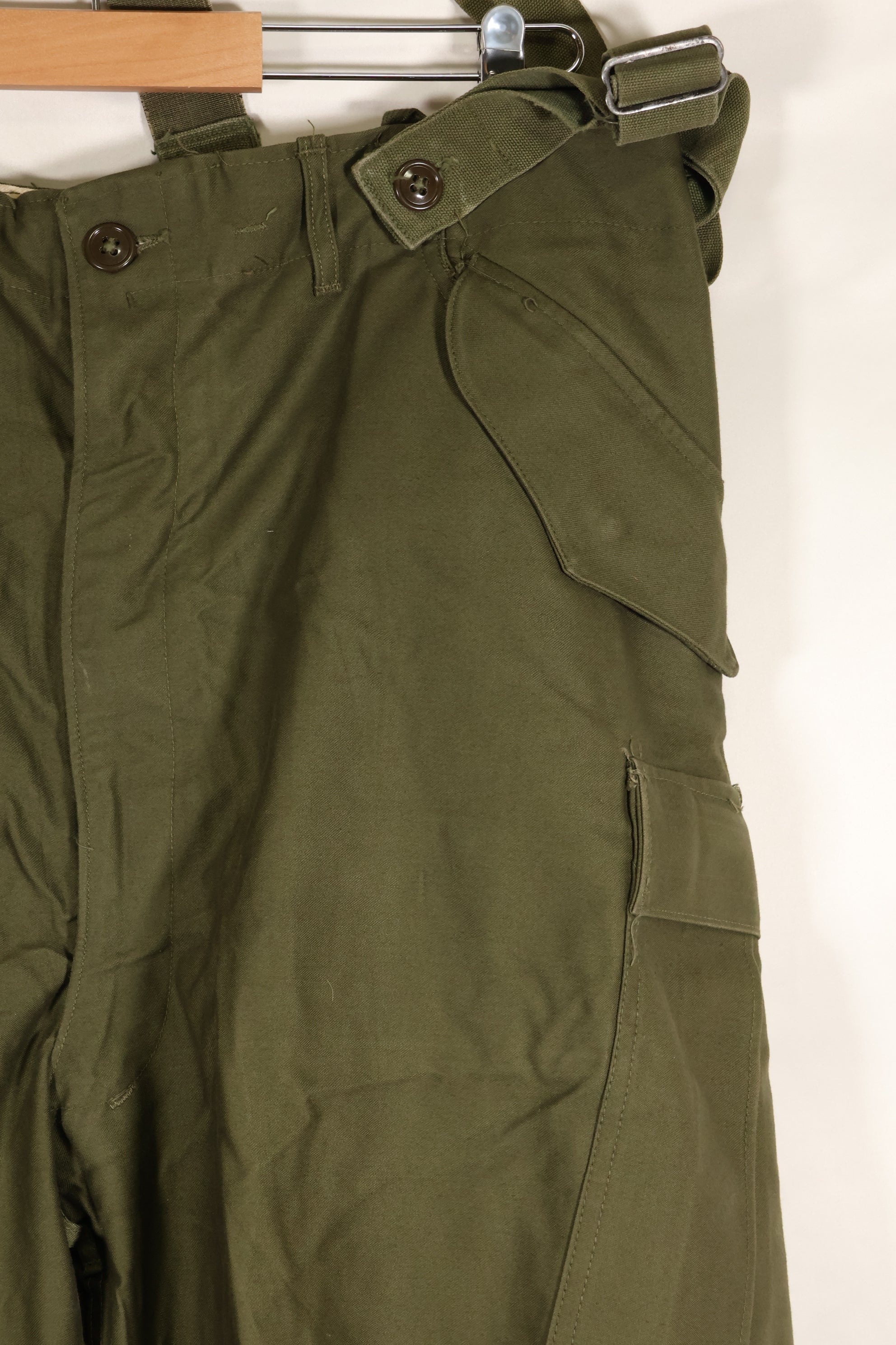 1951年契約　L-R　M51 コットン　フィールドパンツ　サスペンダー付き　中古品