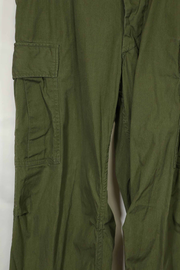 推定1967年契約　3rd Model ノンリップストップ　ジャングルファティーグ　パンツ　M-R　中古品