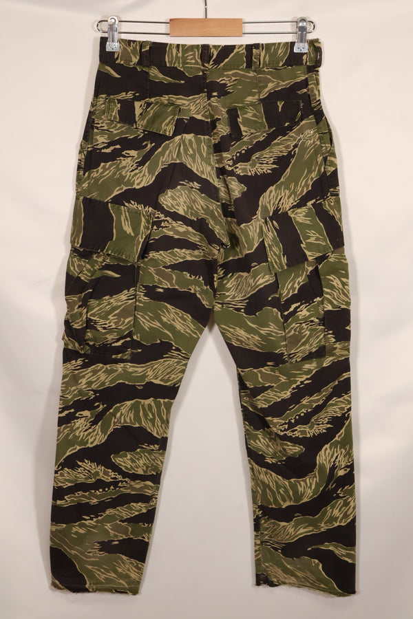 1960年代　ライトウェイト生地　沖縄タイガー　ジャングルファティーグカット　パンツ　中古品