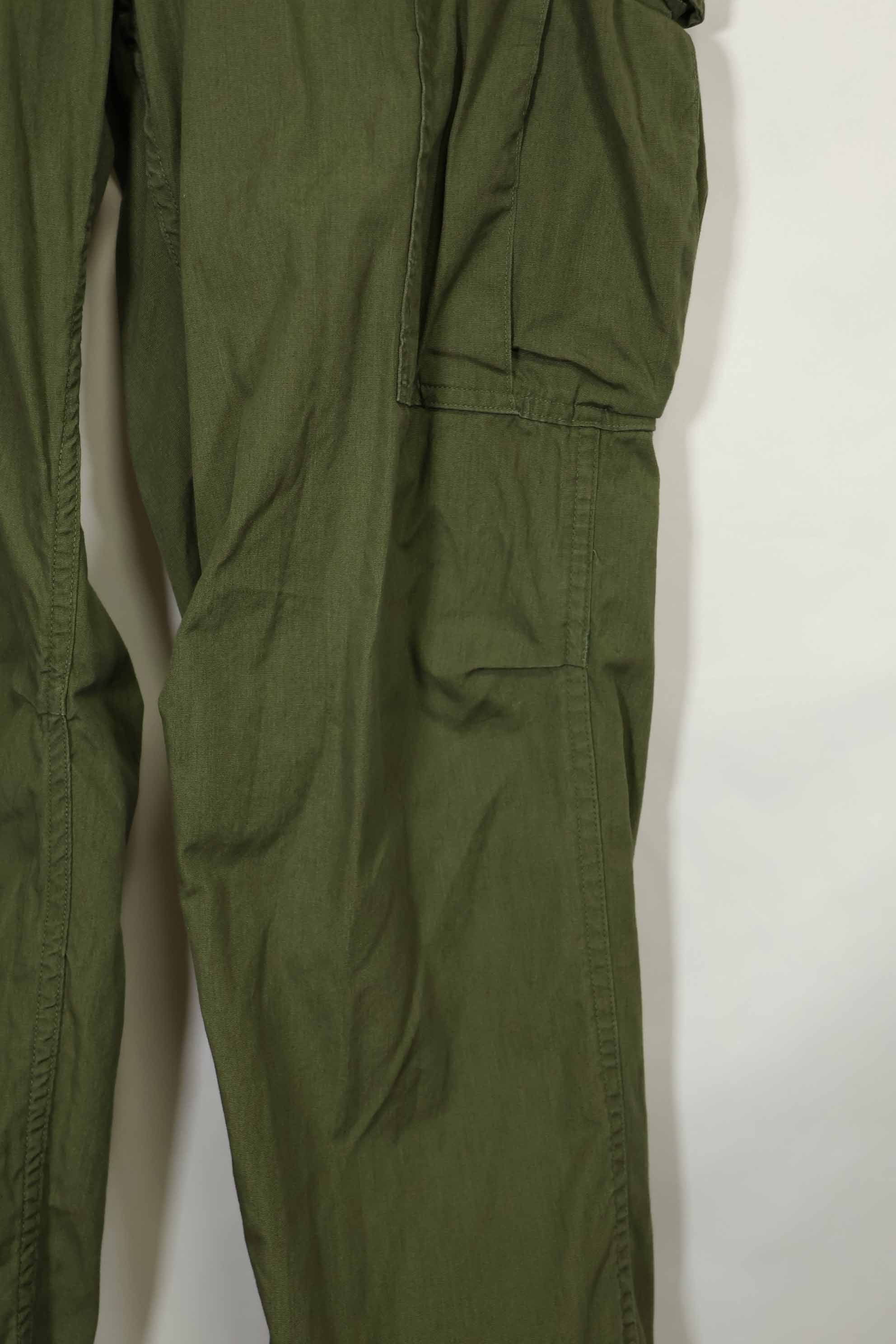 推定1967年契約　3rd Model ノンリップストップ　ジャングルファティーグ　パンツ　M-R　中古品