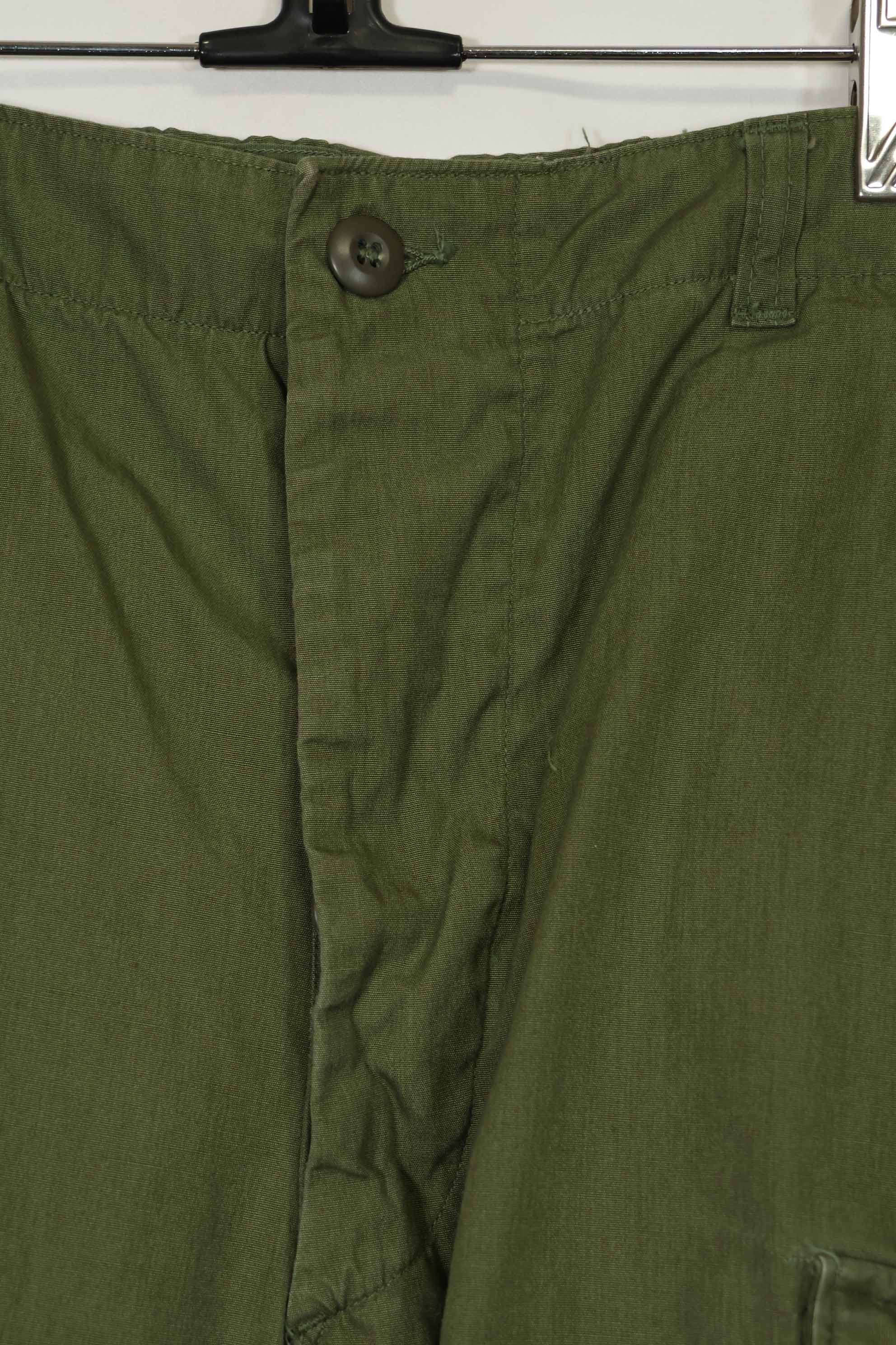 推定1967年契約　3rd Model ノンリップストップ　ジャングルファティーグ　パンツ　M-R　中古品