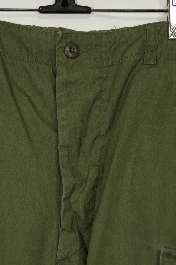 推定1967年契約　3rd Model ノンリップストップ　ジャングルファティーグ　パンツ　M-R　中古品