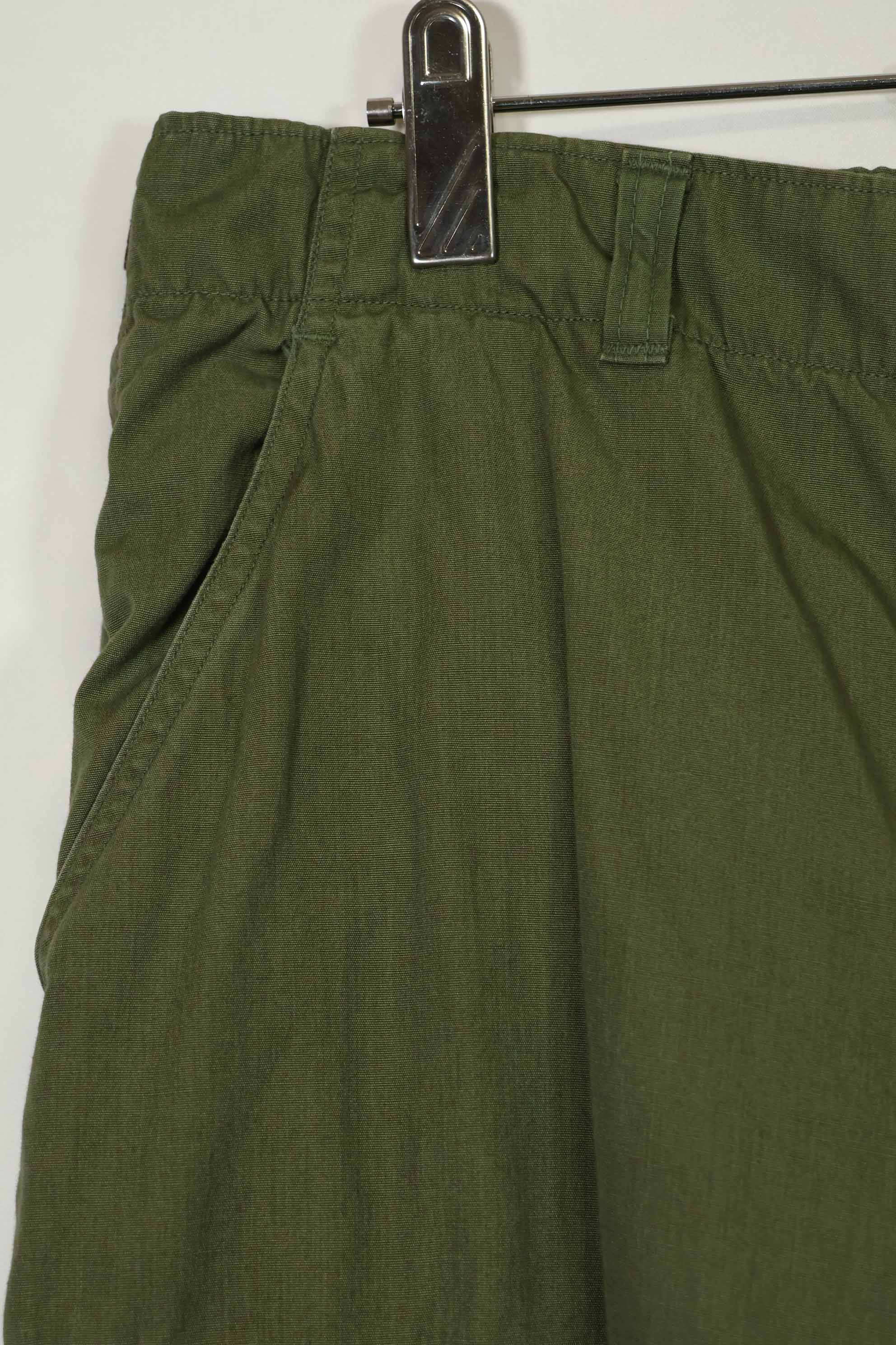 推定1967年契約　3rd Model ノンリップストップ　ジャングルファティーグ　パンツ　M-R　中古品