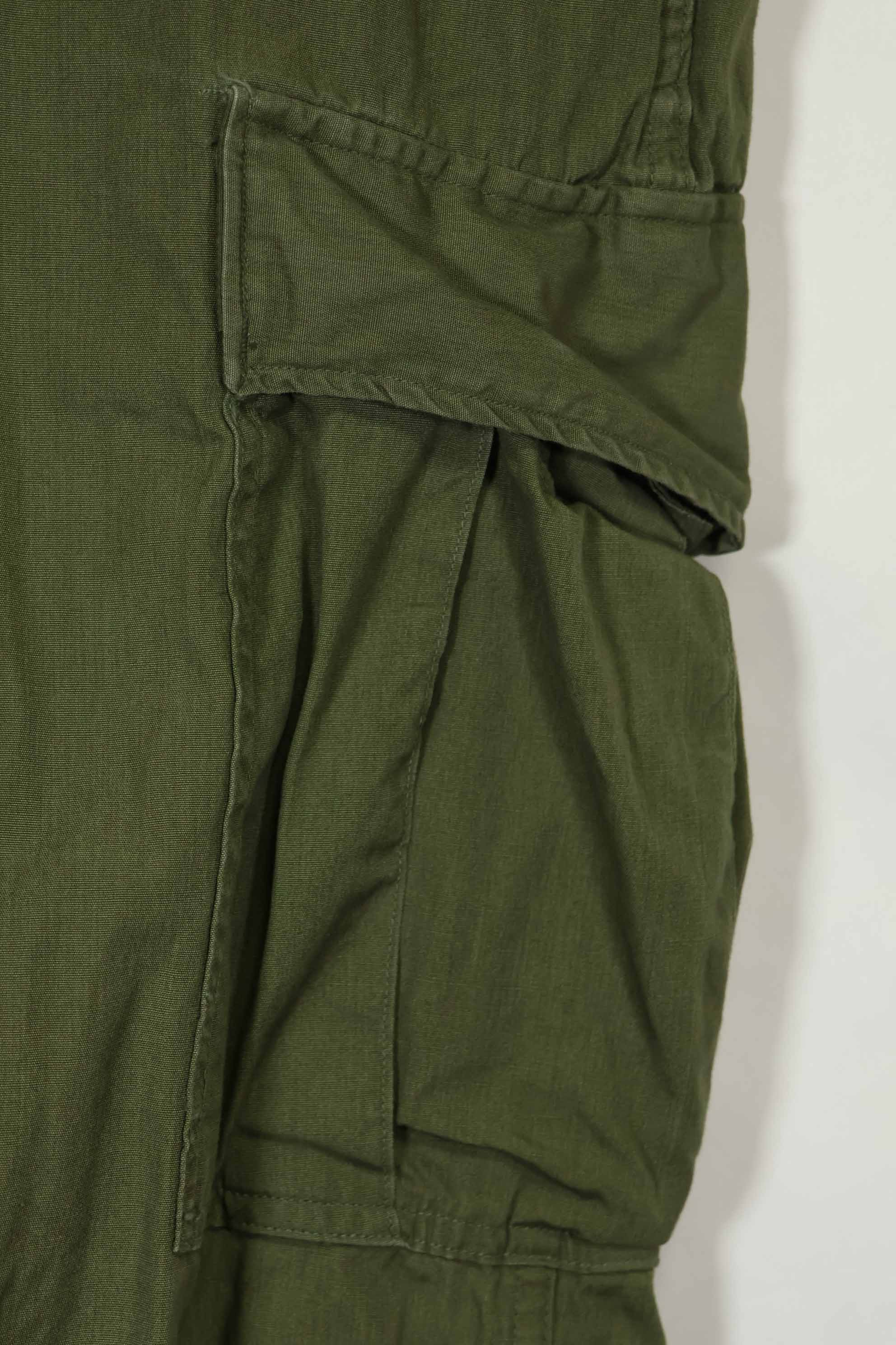 推定1967年契約　3rd Model ノンリップストップ　ジャングルファティーグ　パンツ　M-R　中古品