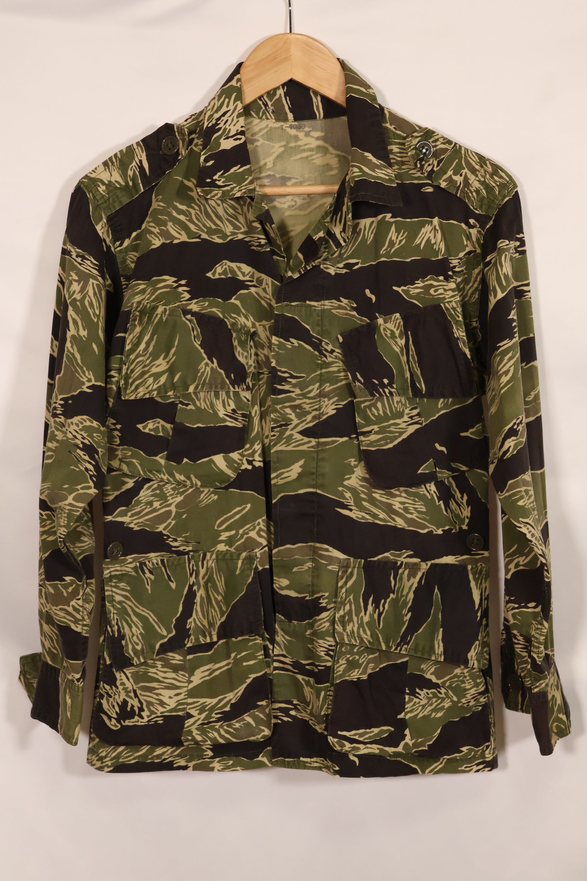 1960年代　ライトウェイト生地　沖縄タイガー　ジャングルファティーグカット　ジャケット　中古品