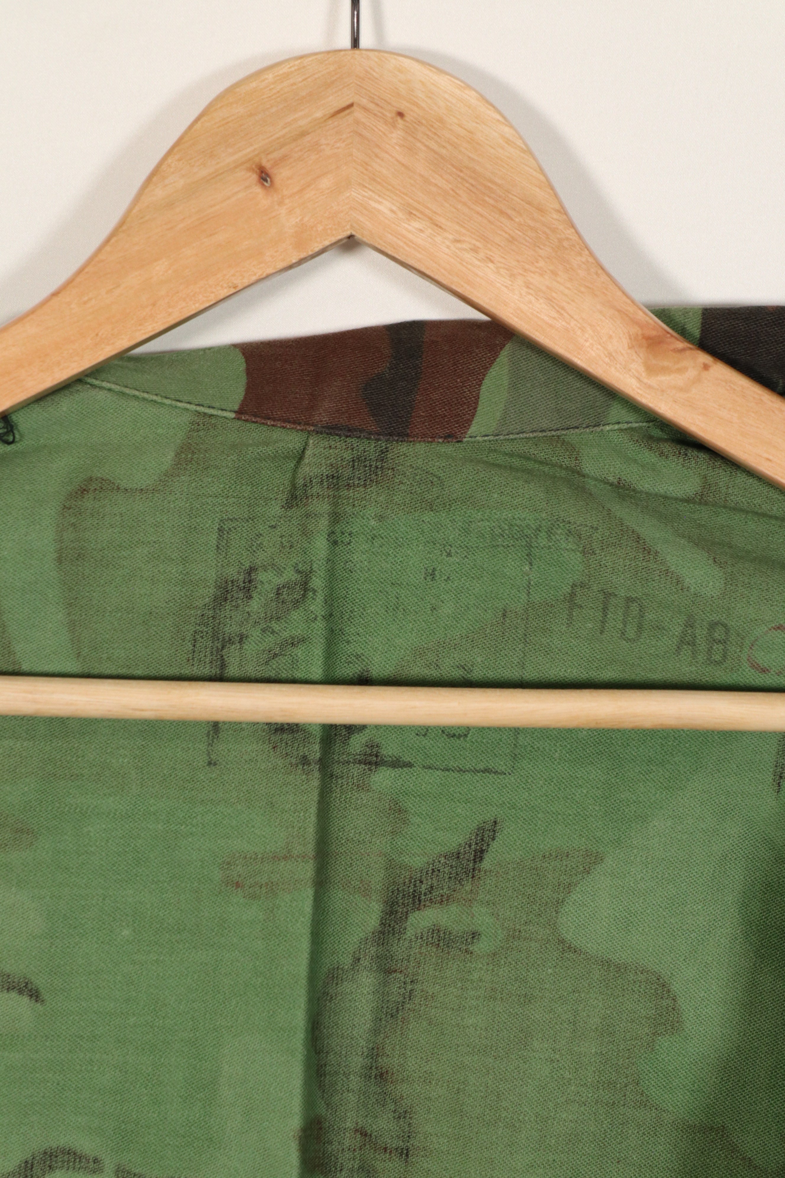 実物　南ベトナムレンジャー　リーフ迷彩　ジャケット　BDQ　中古品　B