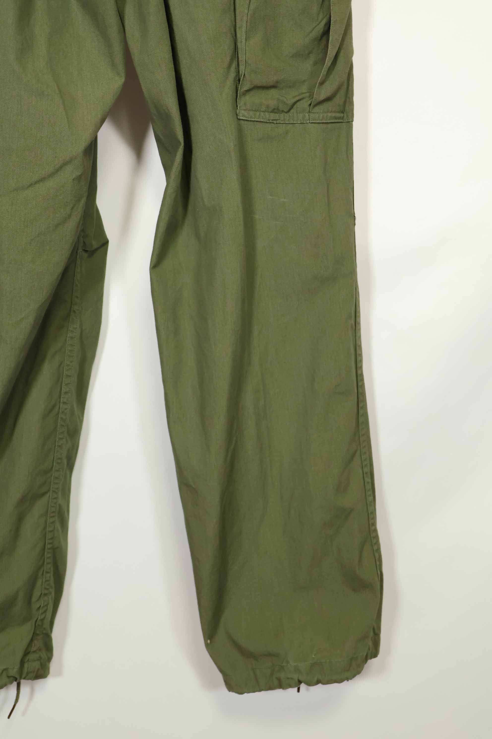 推定1967年契約　3rd Model ノンリップストップ　ジャングルファティーグ　パンツ　M-R　中古品