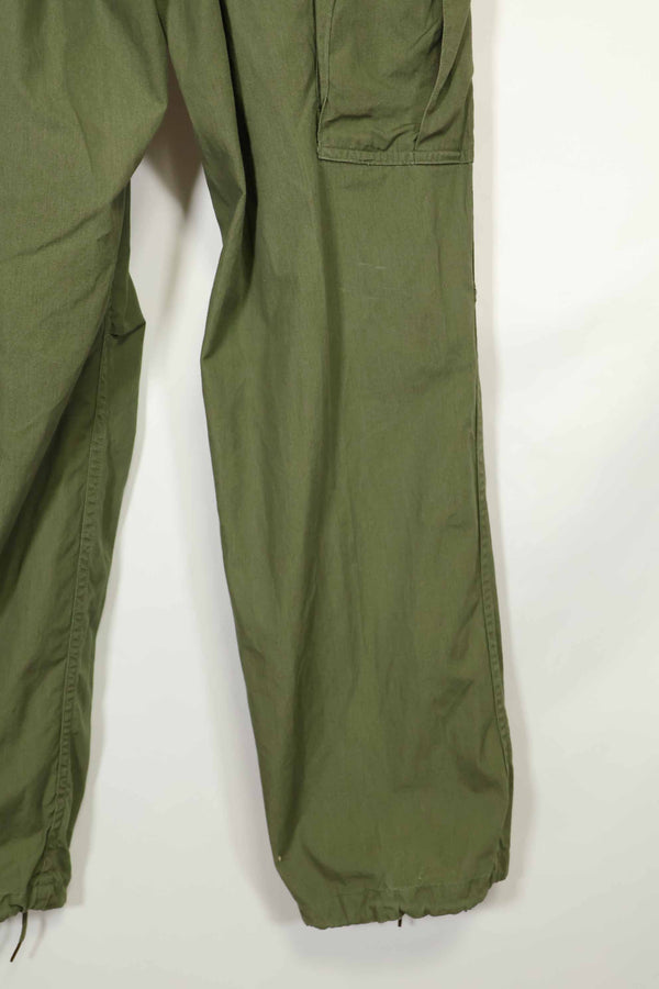推定1967年契約　3rd Model ノンリップストップ　ジャングルファティーグ　パンツ　M-R　中古品