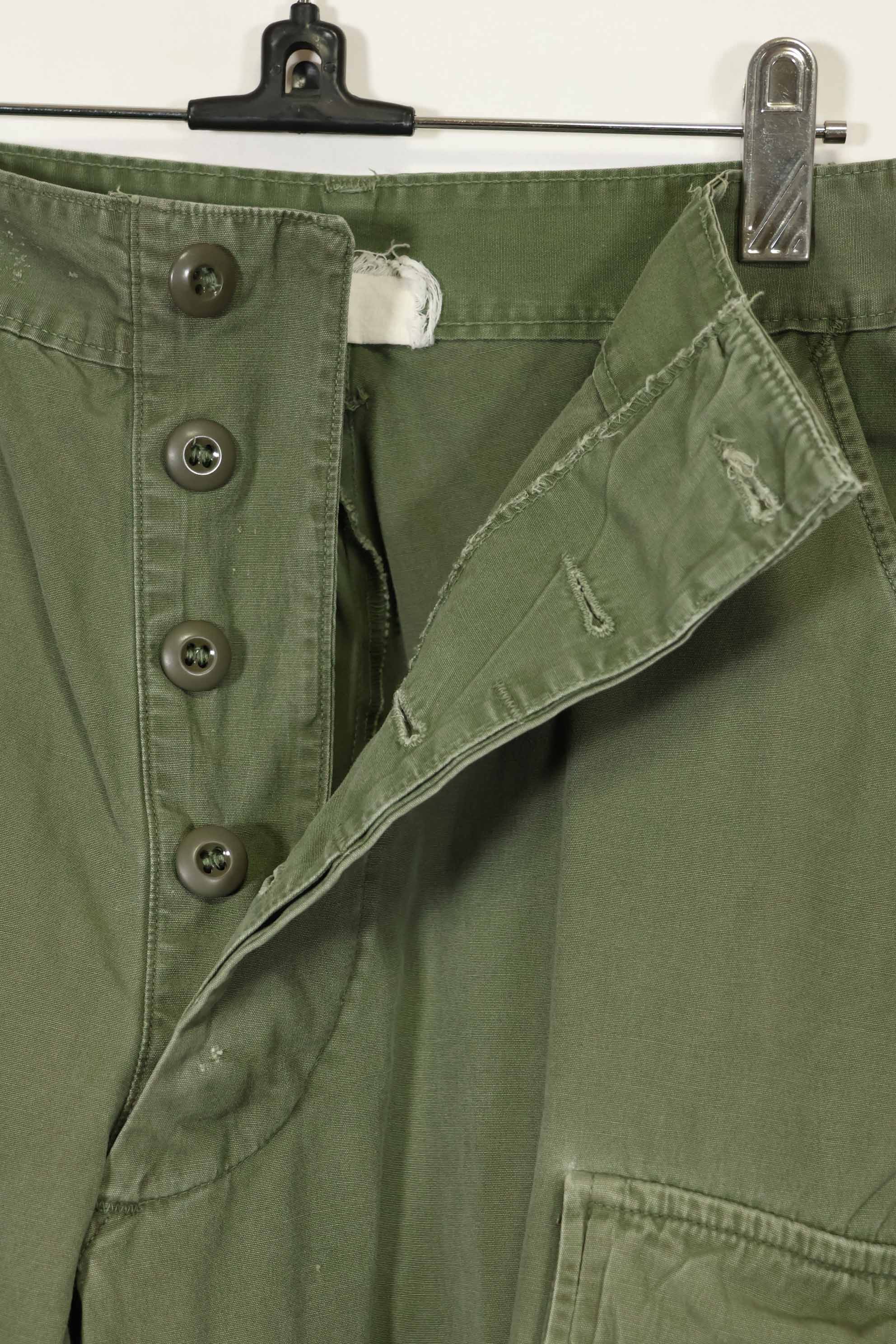 推定1967年契約　3rd Model ノンリップストップ　ジャングルファティーグ　パンツ　中古品