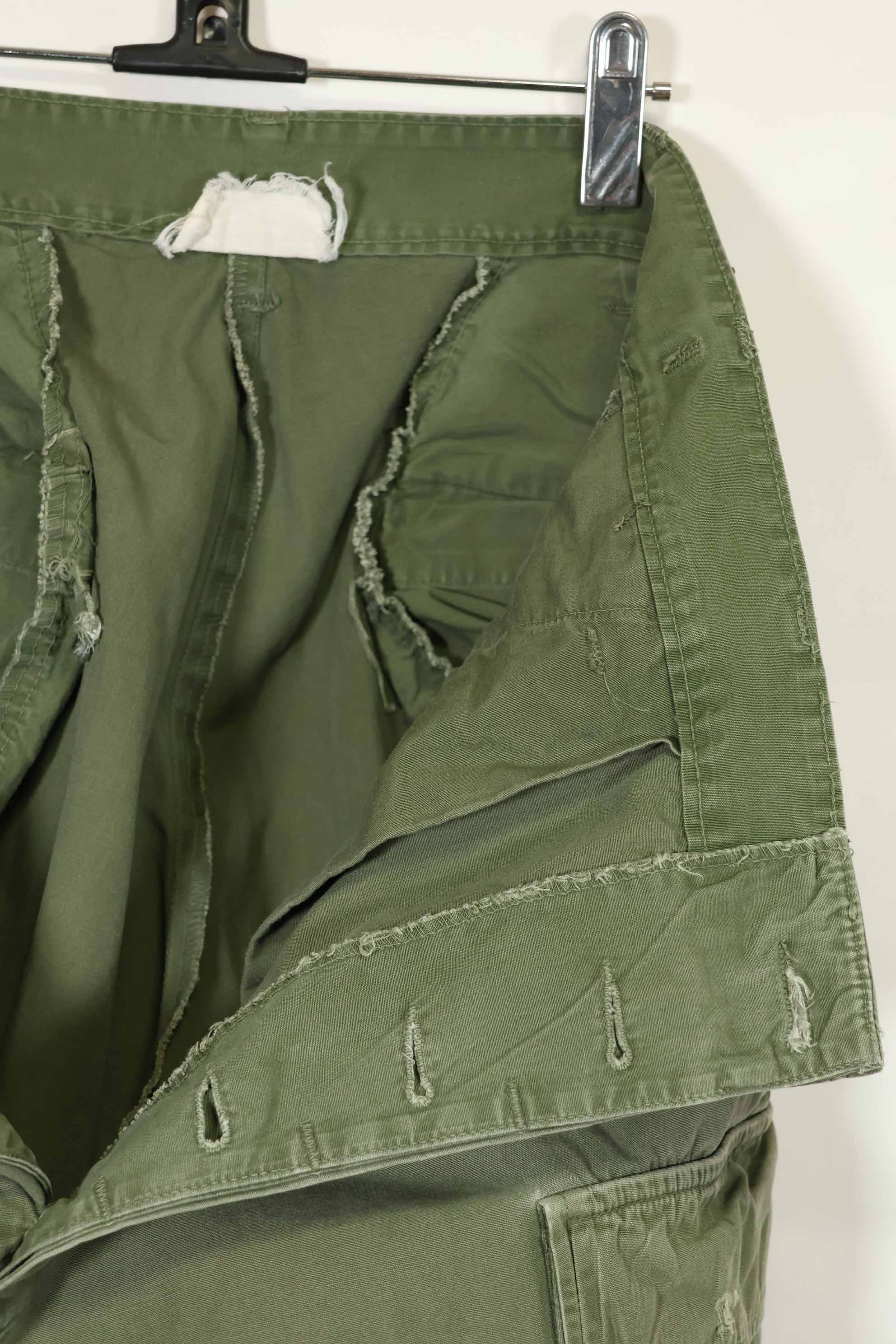推定1967年契約　3rd Model ノンリップストップ　ジャングルファティーグ　パンツ　中古品