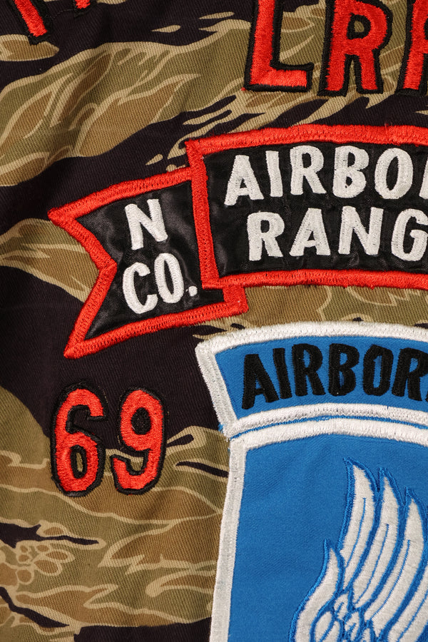 【限定生産品】レプリカ　沖縄 Mugi's 刺繍　MILITARIA 1911 ゴールドタイガー2nd Modeジャケット　ツアージャケット