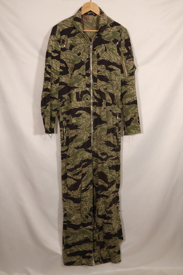 1960年代　40L  沖縄タイガーパターン　タイガーストライプ　フライトスーツ　中古品
