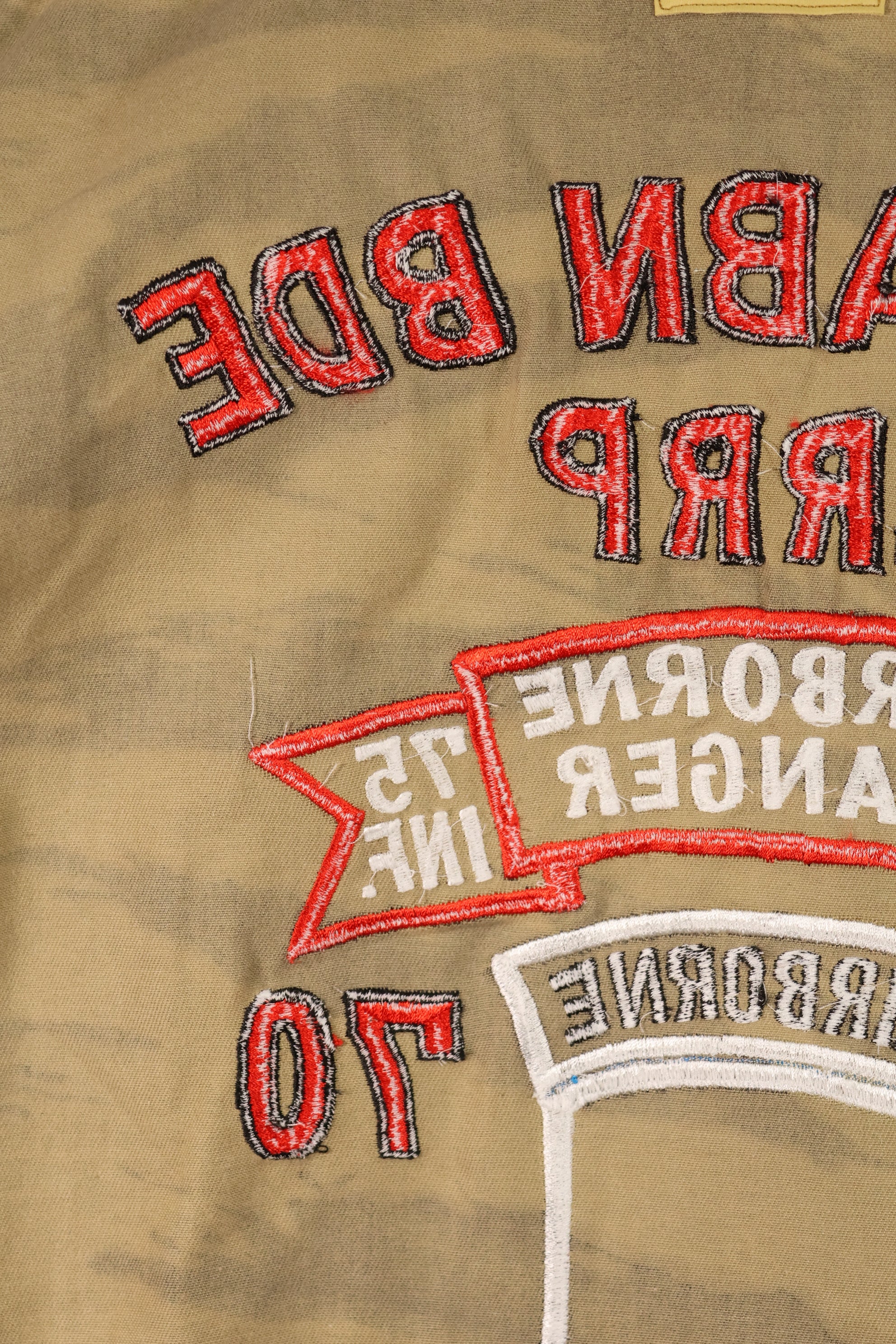 【限定生産品】レプリカ　沖縄 Mugi's 刺繍　MILITARIA 1911 ゴールドタイガー2nd Modeジャケット　ツアージャケット