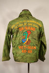 30% OFF [Limited Production] Okinawa Mugi's Embroidered Vietnam War Tour jacket Made of Real Poncho Liner
