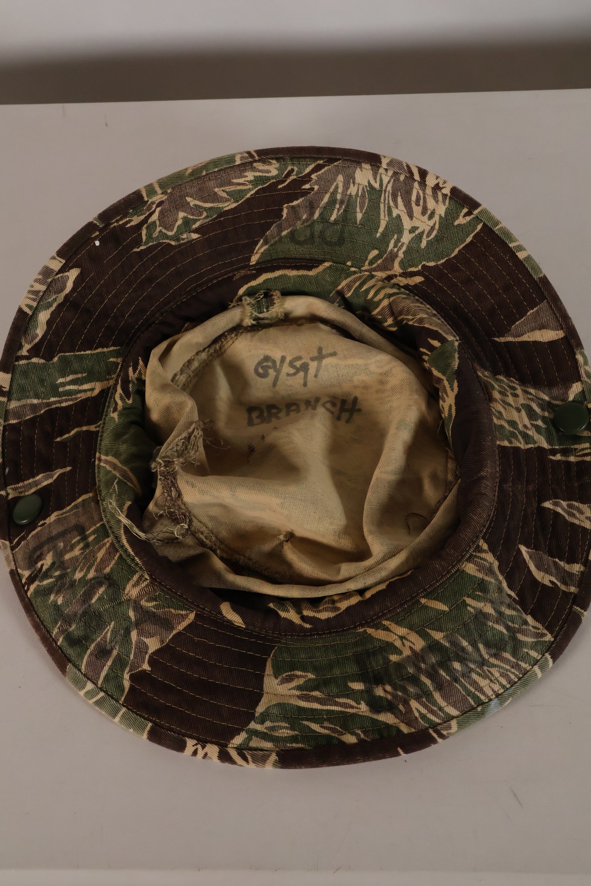 1960年代　沖縄タイガーパターン　タイガーストライプ　ブーニー　改造あり　中古品