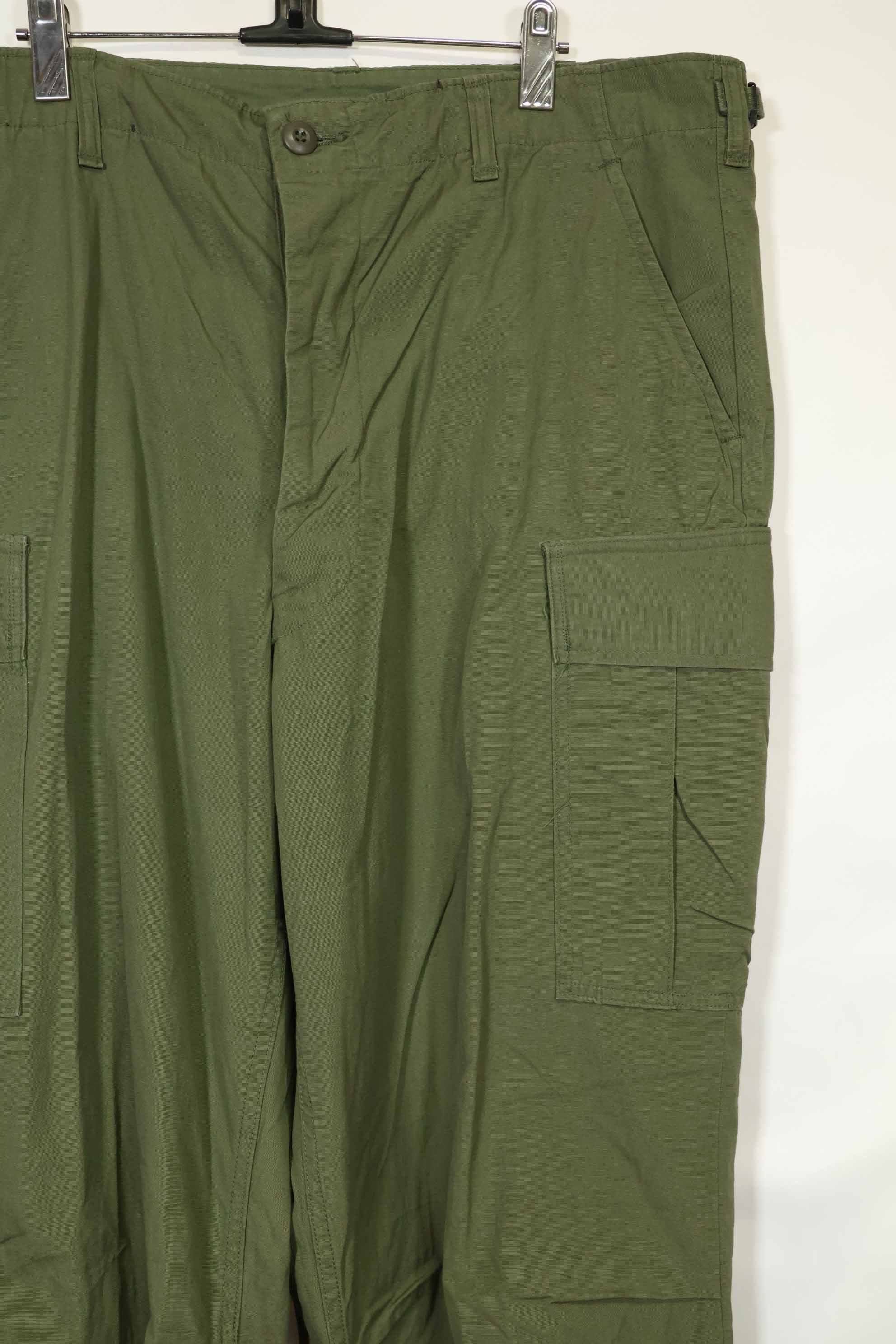 1967年契約　3rd Model ノンリップストップ　ジャングルファティーグ　パンツ　L-L　中古品