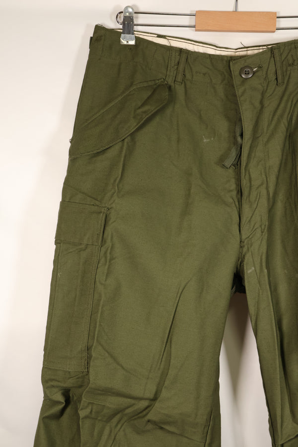 1974年契約　M-R　アメリカ軍　M65 フィールドパンツ　状態良い