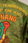 30% OFF [Limited Production] Okinawa Mugi's Embroidered Vietnam War Tour jacket Made of Real Poncho Liner