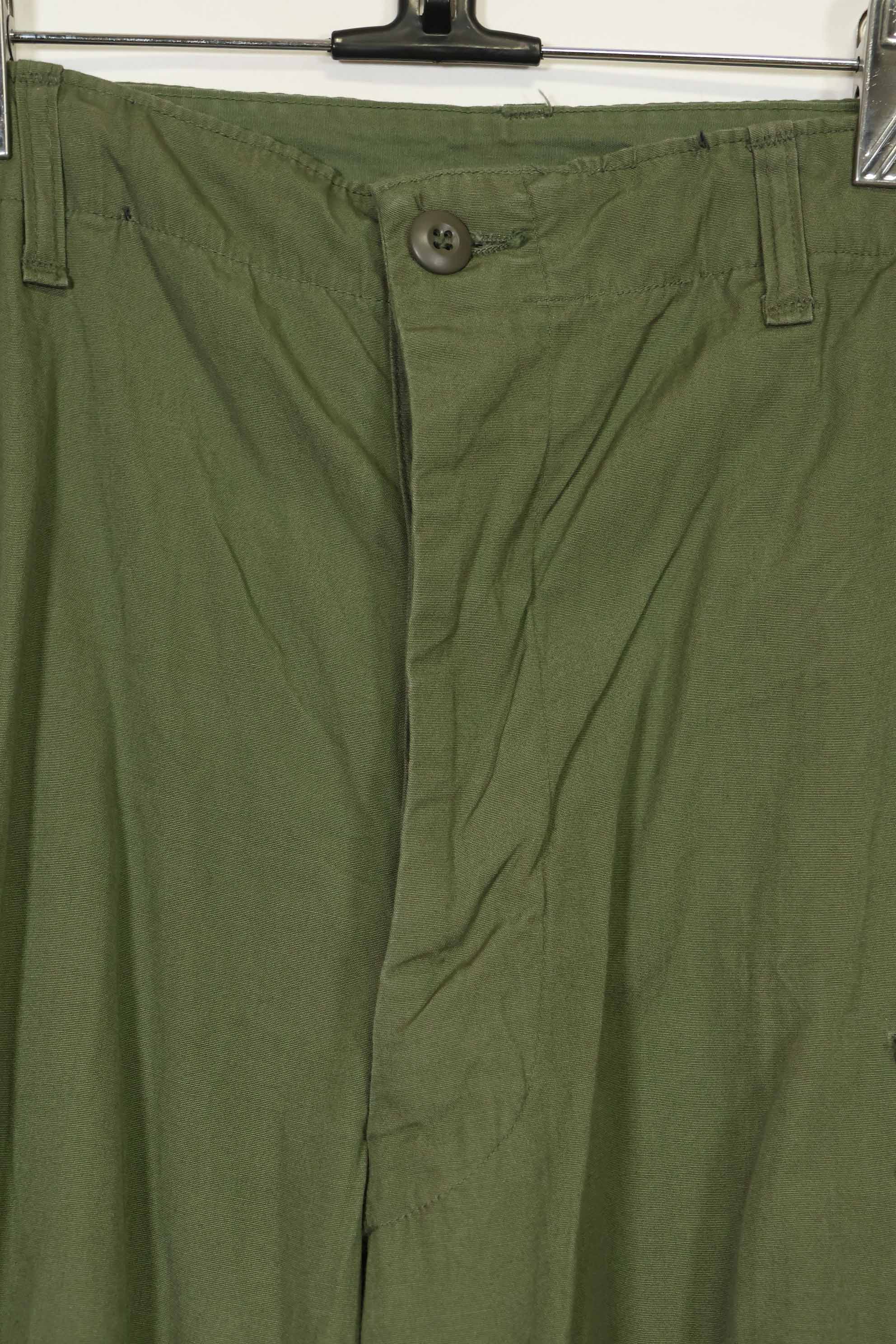 1967年契約　3rd Model ノンリップストップ　ジャングルファティーグ　パンツ　L-L　中古品