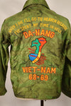 30% OFF [Limited Production] Okinawa Mugi's Embroidered Vietnam War Tour jacket Made of Real Poncho Liner