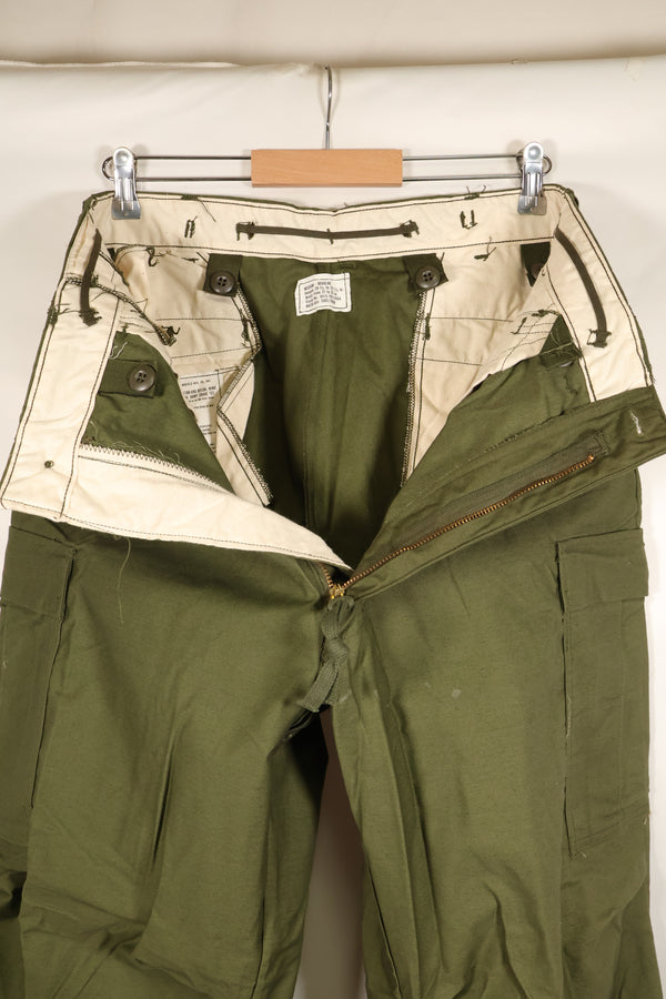 1974年契約　M-R　アメリカ軍　M65 フィールドパンツ　状態良い