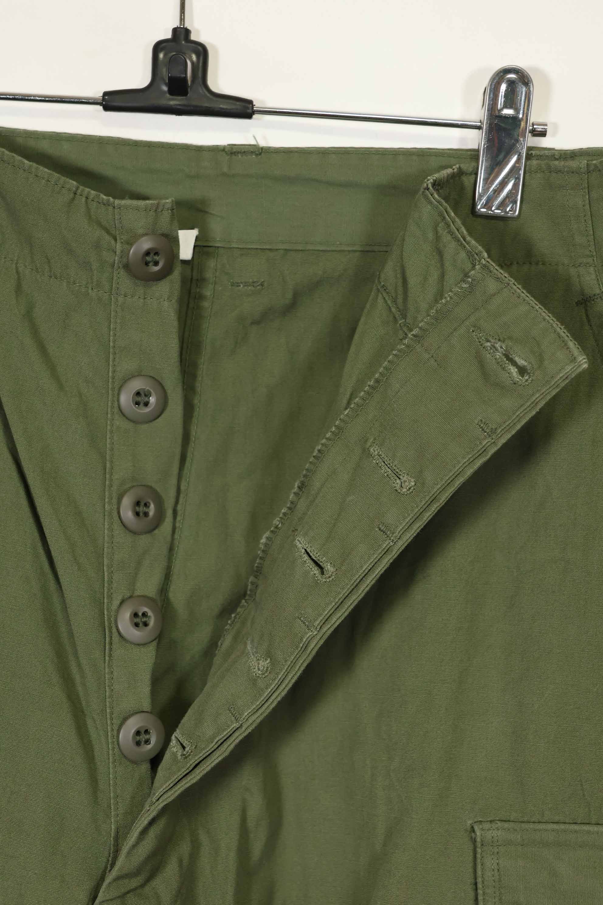 1967年契約　3rd Model ノンリップストップ　ジャングルファティーグ　パンツ　L-L　中古品