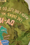 30% OFF [Limited Production] Okinawa Mugi's Embroidered Vietnam War Tour jacket Made of Real Poncho Liner