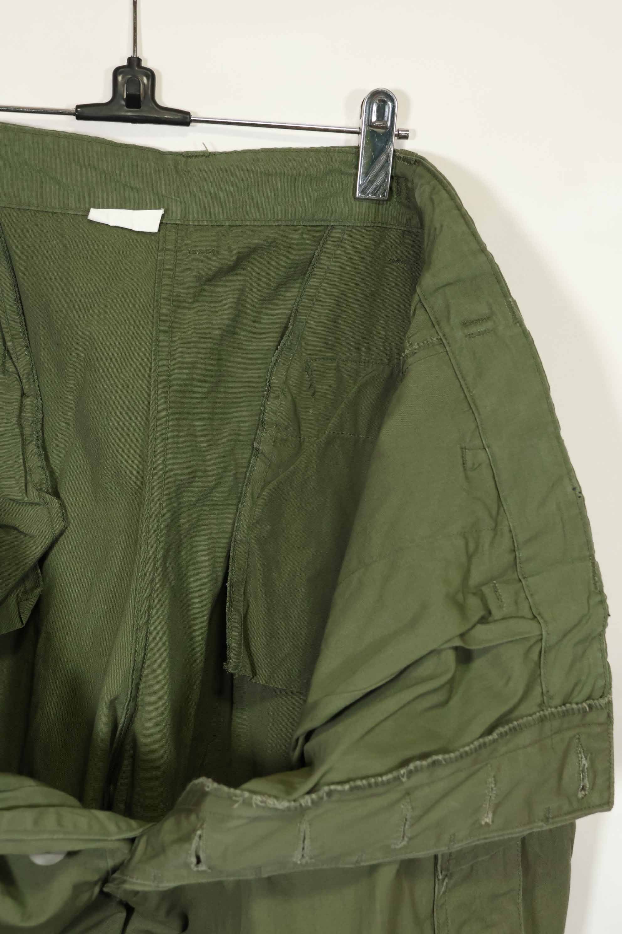 1967年契約　3rd Model ノンリップストップ　ジャングルファティーグ　パンツ　L-L　中古品