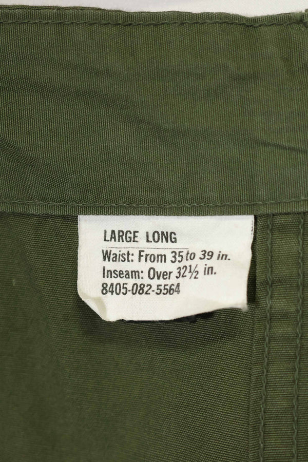 1967年契約　3rd Model ノンリップストップ　ジャングルファティーグ　パンツ　L-L　中古品
