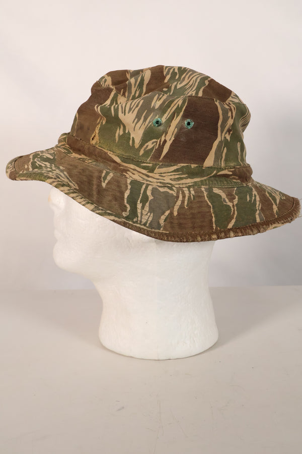 1960年代　CISOカット改造　沖縄タイガーパターン　タイガーストライプ　ブーニーハット　中古品