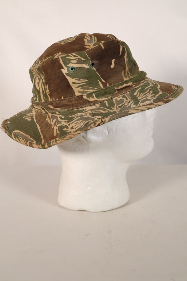 1960年代　CISOカット改造　沖縄タイガーパターン　タイガーストライプ　ブーニーハット　中古品