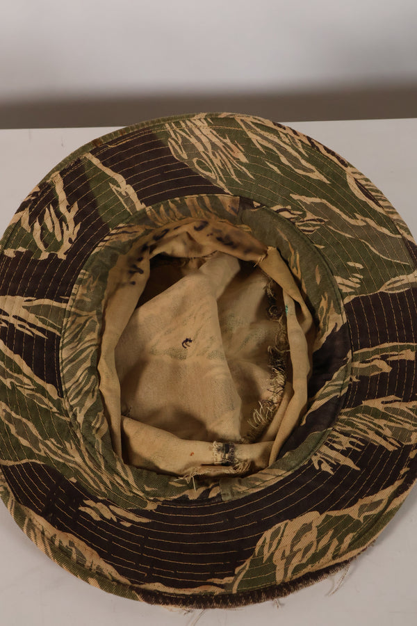 1960年代　CISOカット改造　沖縄タイガーパターン　タイガーストライプ　ブーニーハット　中古品
