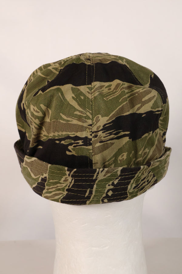 1960年代　沖縄タイガーパターン　ローカルメイド　フィッシングハット　中古品