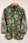 実物　日本国　陸上自衛隊　1980年代　熊笹迷彩　ジャケット　中古品　傷あり