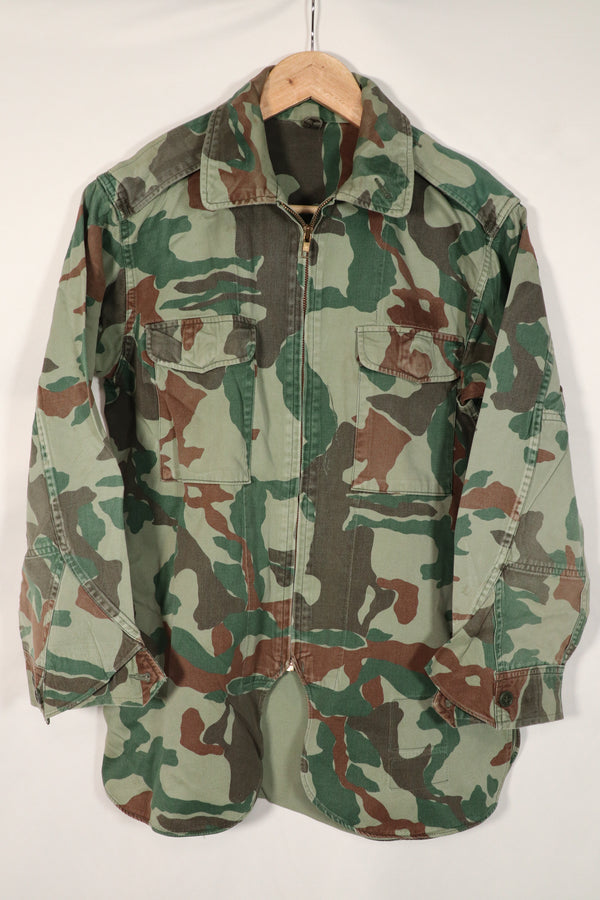 実物　日本国　陸上自衛隊　1980年代　熊笹迷彩　ジャケット　中古品　傷あり