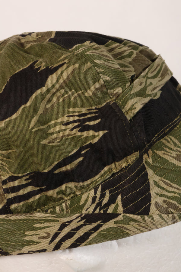 1960年代　沖縄タイガーパターン　ローカルメイド　フィッシングハット　中古品