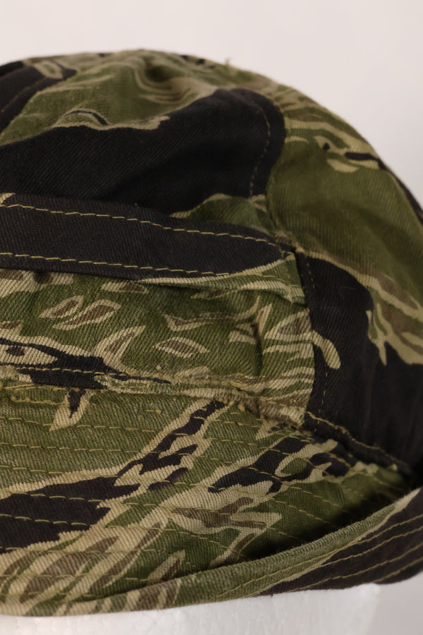 1960年代　沖縄タイガーパターン　ローカルメイド　フィッシングハット　中古品