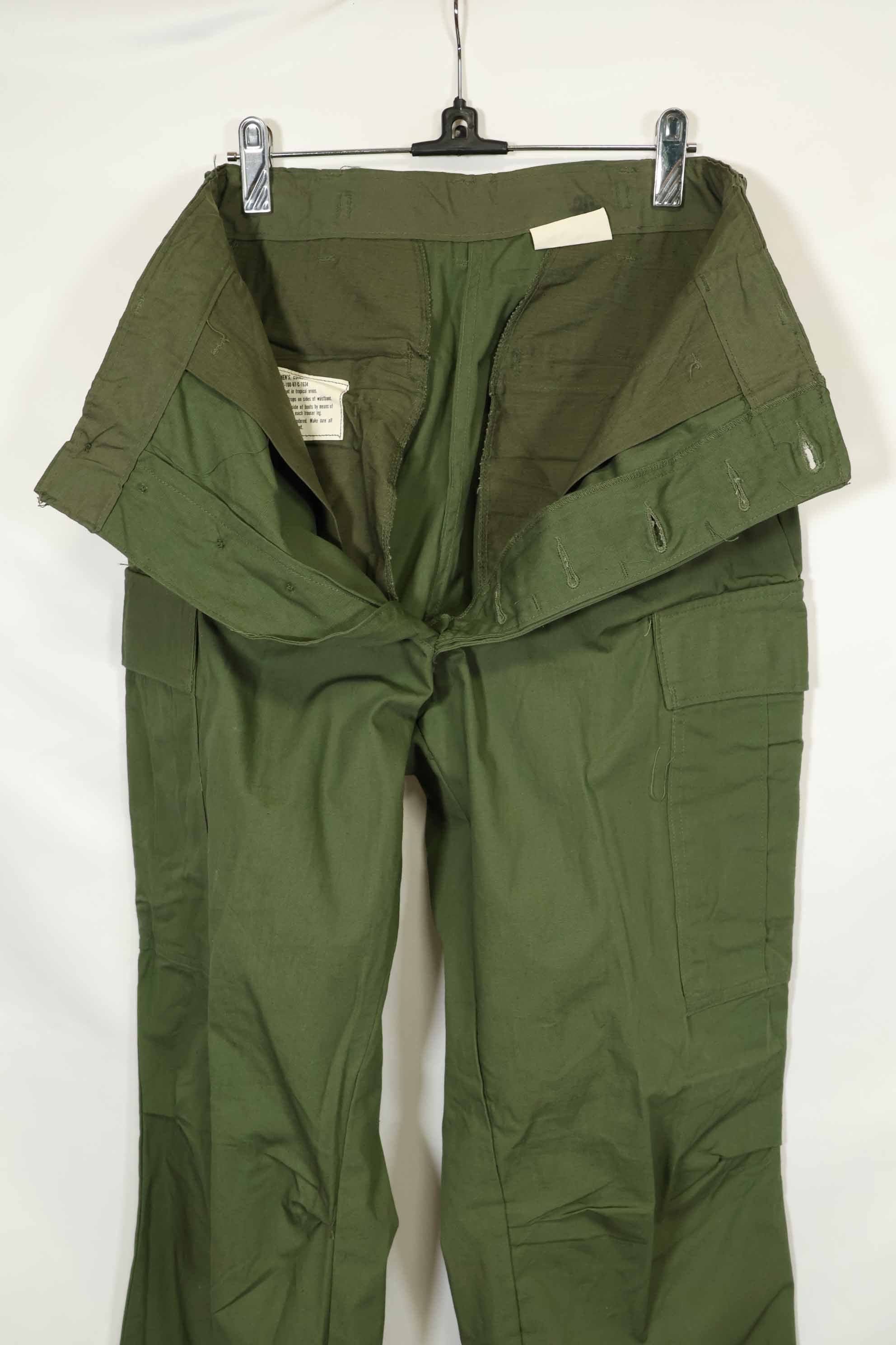 1967年契約　3rd Model ノンリップストップ　ジャングルファティーグ　パンツ　S-L　中古品