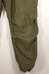 1967 Contract, M-R, Early Production, U.S. Military, M65 Field Pants, Cargo Pants, Hem Altered, Used