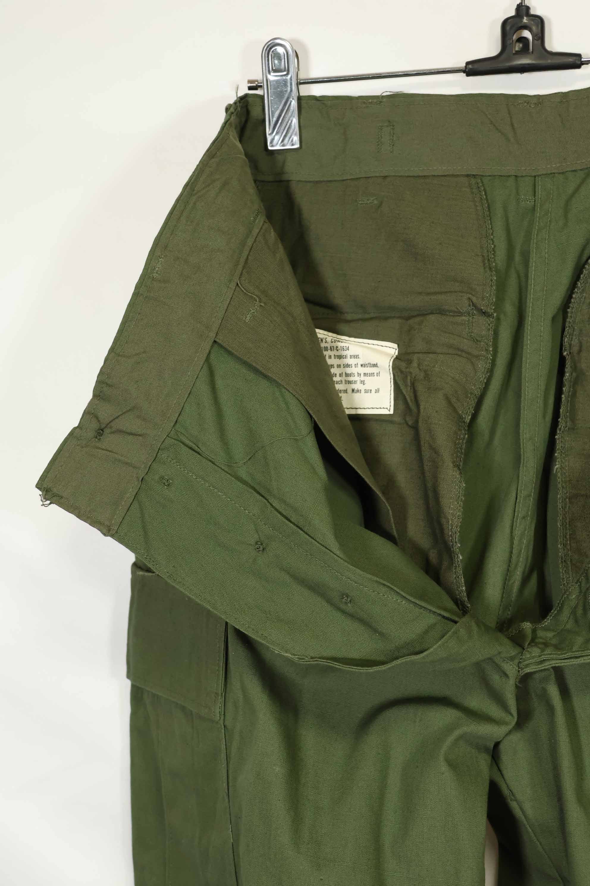 1967年契約　3rd Model ノンリップストップ　ジャングルファティーグ　パンツ　S-L　中古品