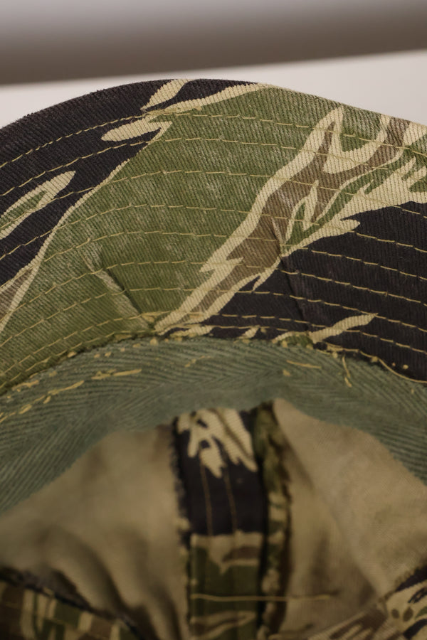 1960年代　沖縄タイガーパターン　ローカルメイド　フィッシングハット　中古品