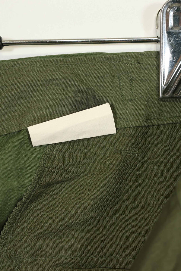 1967年契約　3rd Model ノンリップストップ　ジャングルファティーグ　パンツ　S-L　中古品