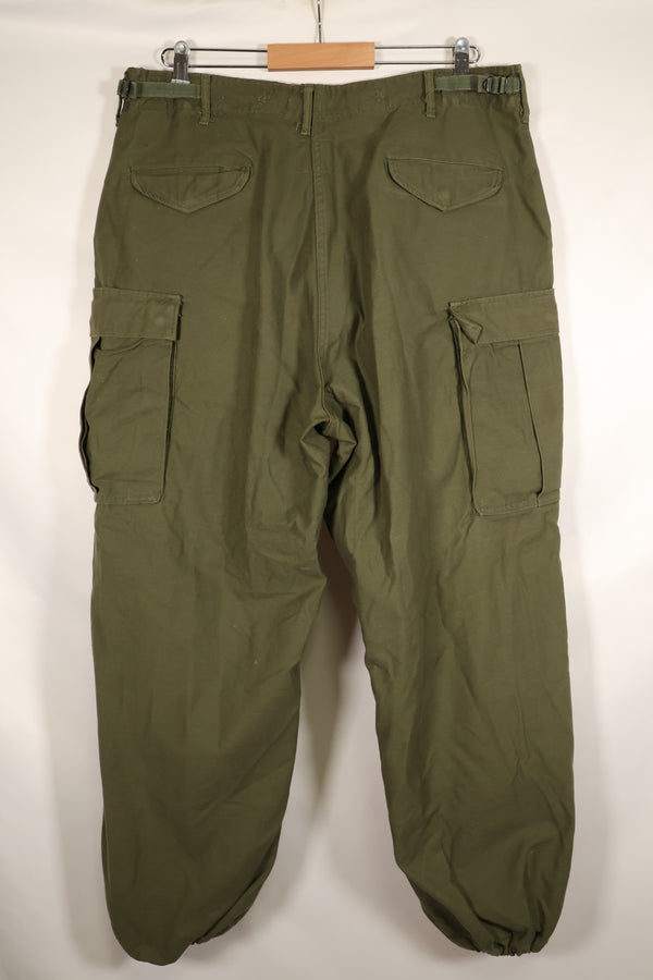 1967 Contract, M-R, Early Production, U.S. Military, M65 Field Pants, Cargo Pants, Hem Altered, Used