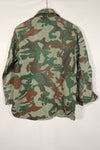 実物　日本国　陸上自衛隊　1980年代　熊笹迷彩　ジャケット　中古品　傷あり